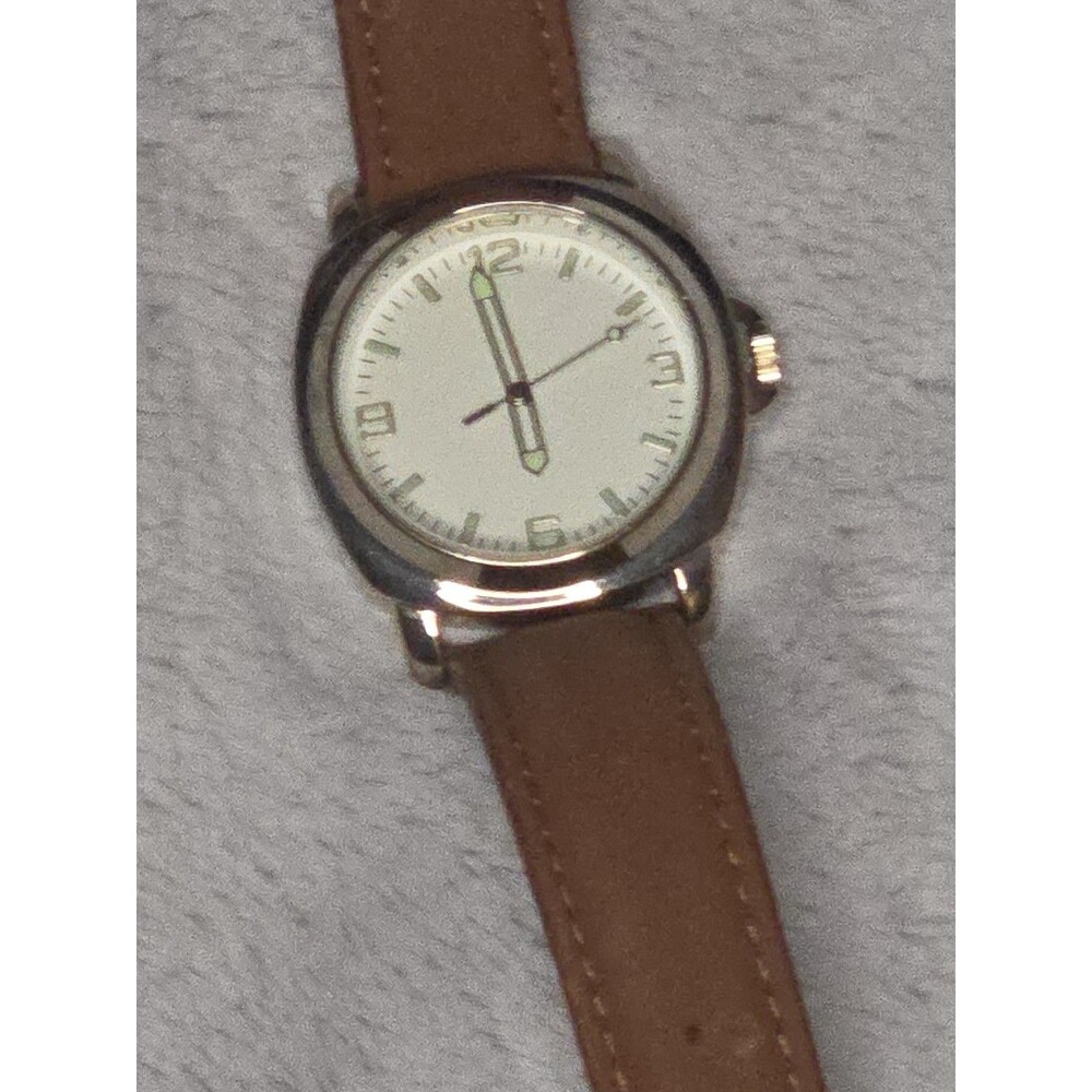 Elizabeth Arden Women's 30mm Gunmetal Tone Watch Crystal Accents